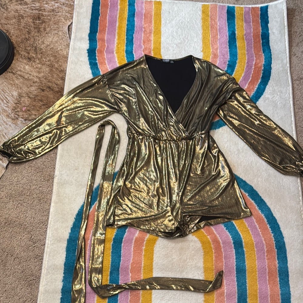 Gold Metallic Jumpsuit